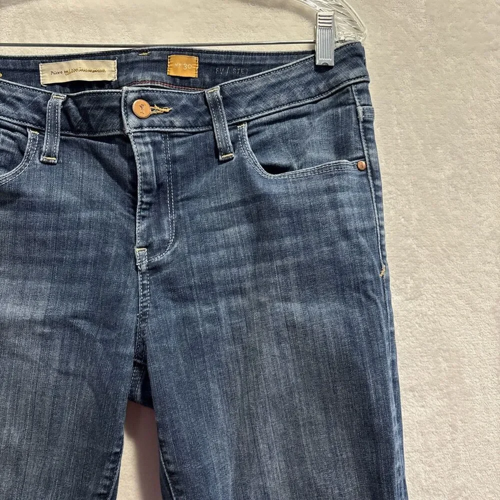 Pilcro and the Letterpress Stet Jeans Women's 30 Slim Leg Ankle Medium Wash Blue